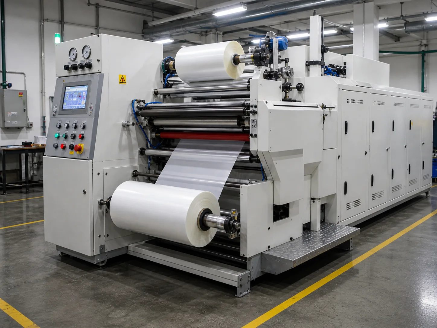 Lamination machine, printing and packaging machinery at LeRoy Print Packs, Hoshiarpur