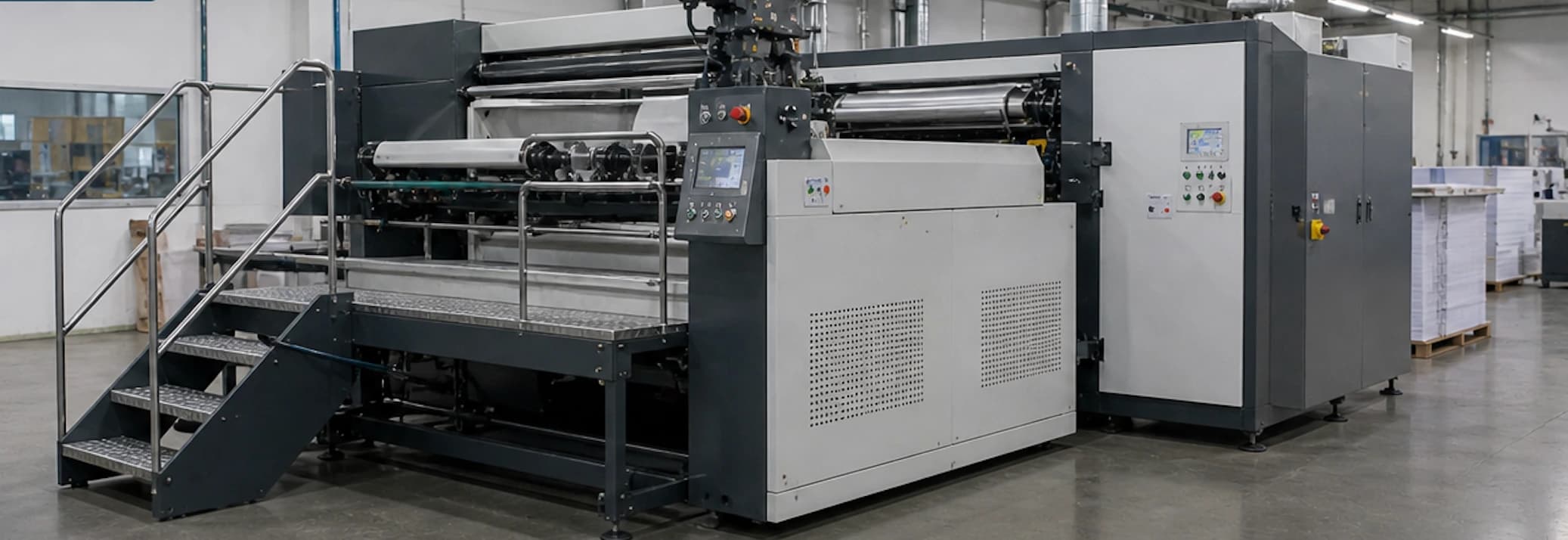 Texture machine, printing and packaging machinery at LeRoy Print Packs, Hoshiarpur