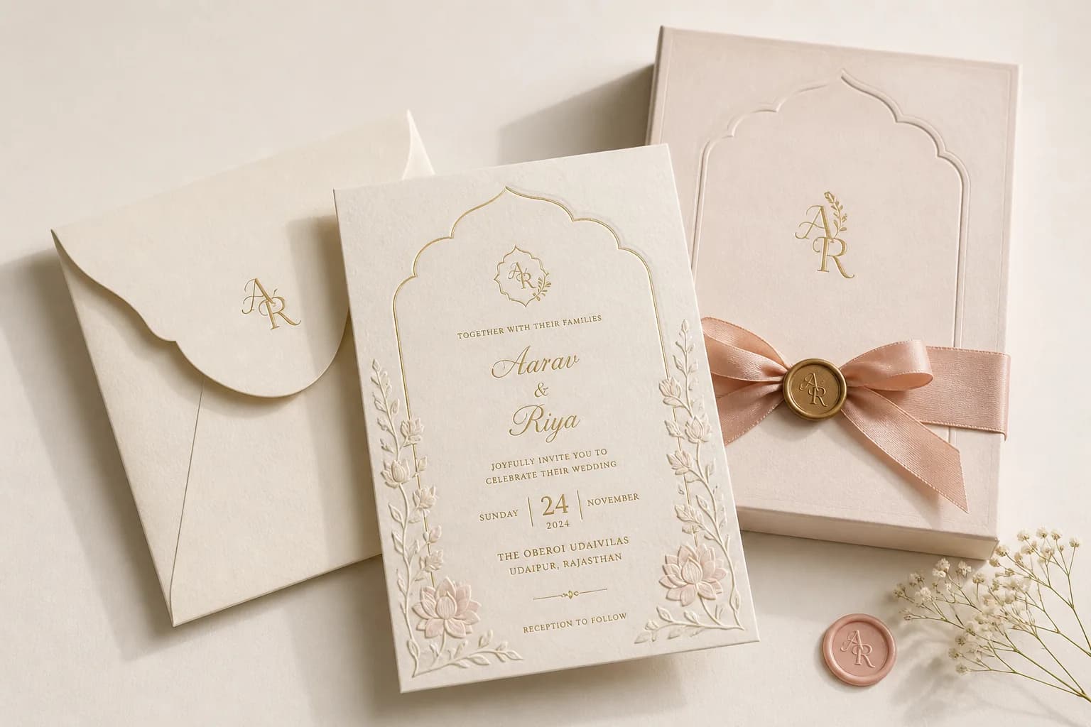 Wedding Cards & Invites, custom manufactured by LeRoy Print Packs