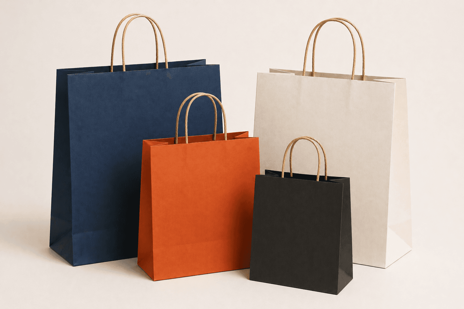Twisted-Handle Paper Bags